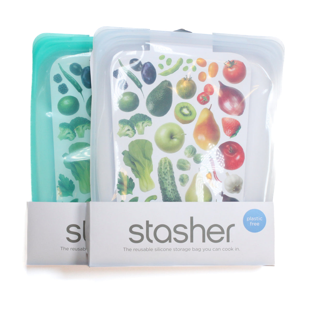 Stasher Dishwasher Safe Reusable Ziploc Bags Reusable Silicone