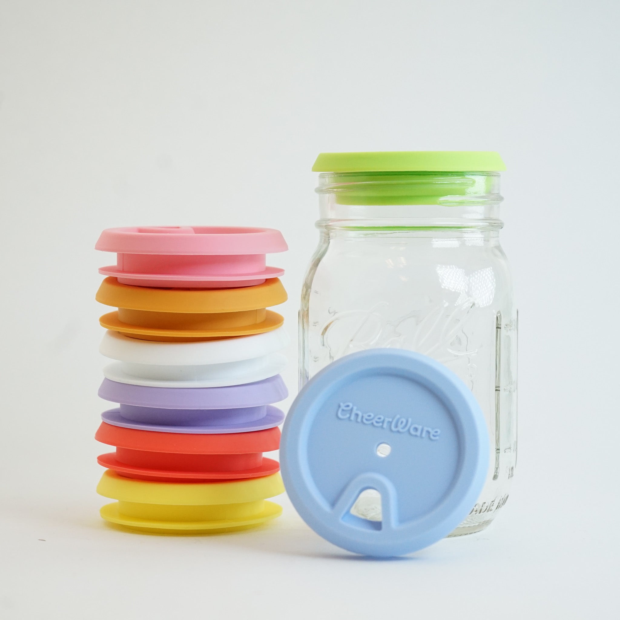 Cheerware Silicone Mason Jar Lids