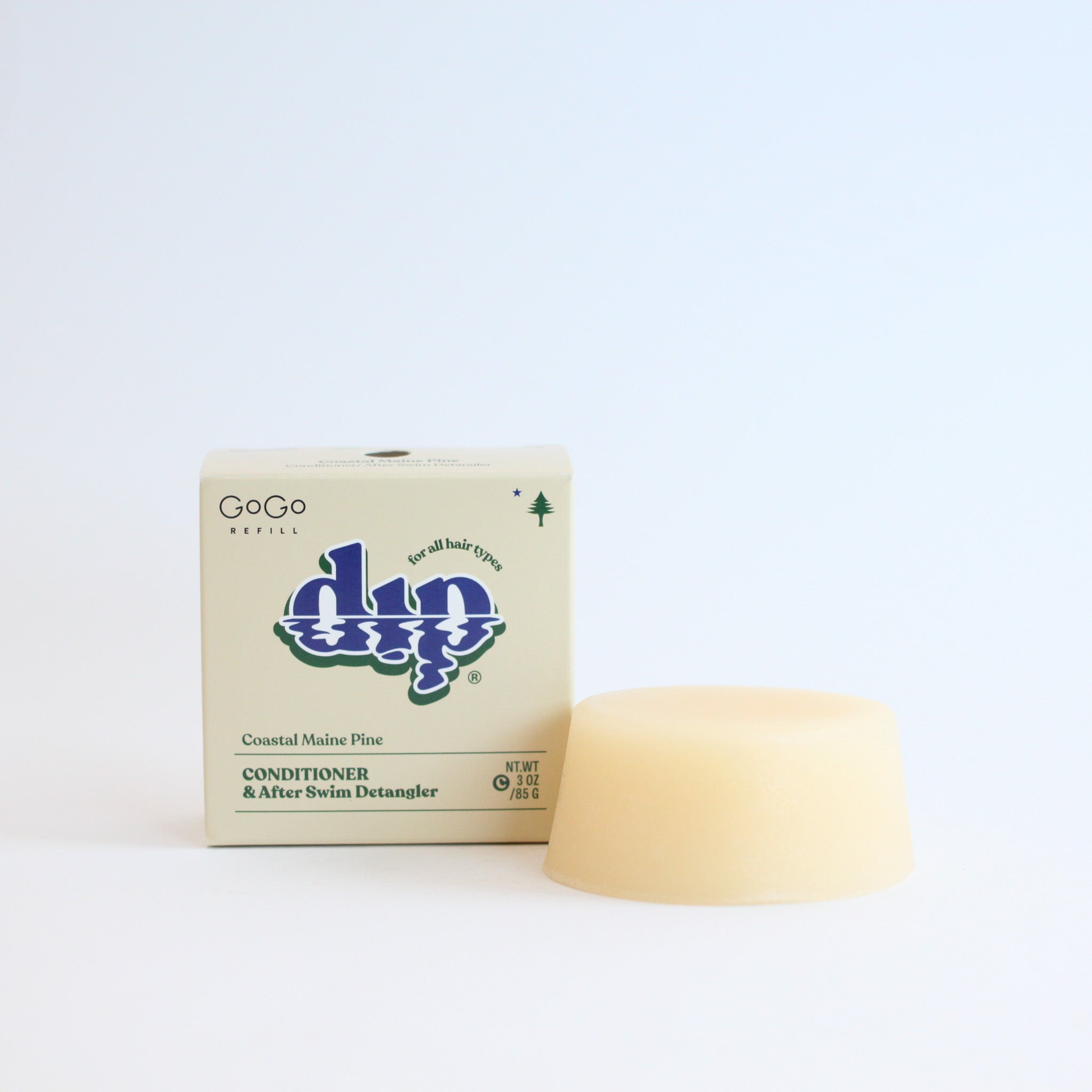 Dip x GoGo Exclusive Coastal Maine Pine Shampoo & Conditioner Bars