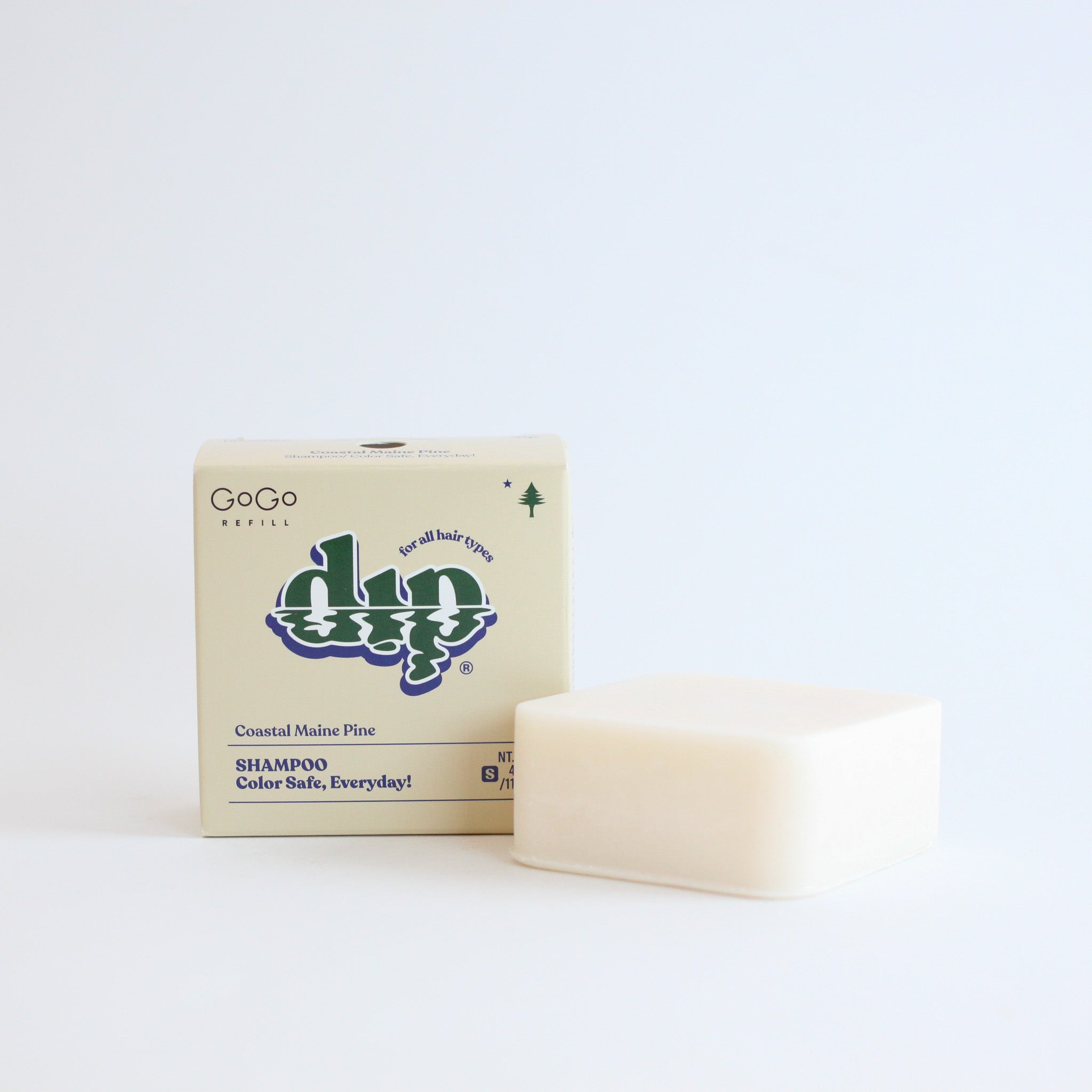 Dip x GoGo Exclusive Coastal Maine Pine Shampoo & Conditioner Bars