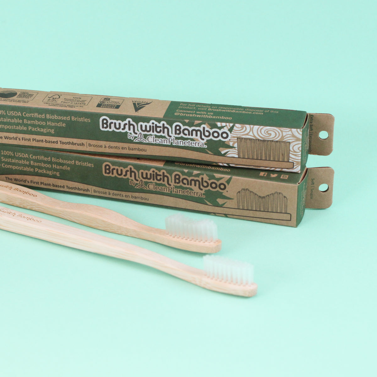 Brush With Bamboo Bamboo Toothbrushes