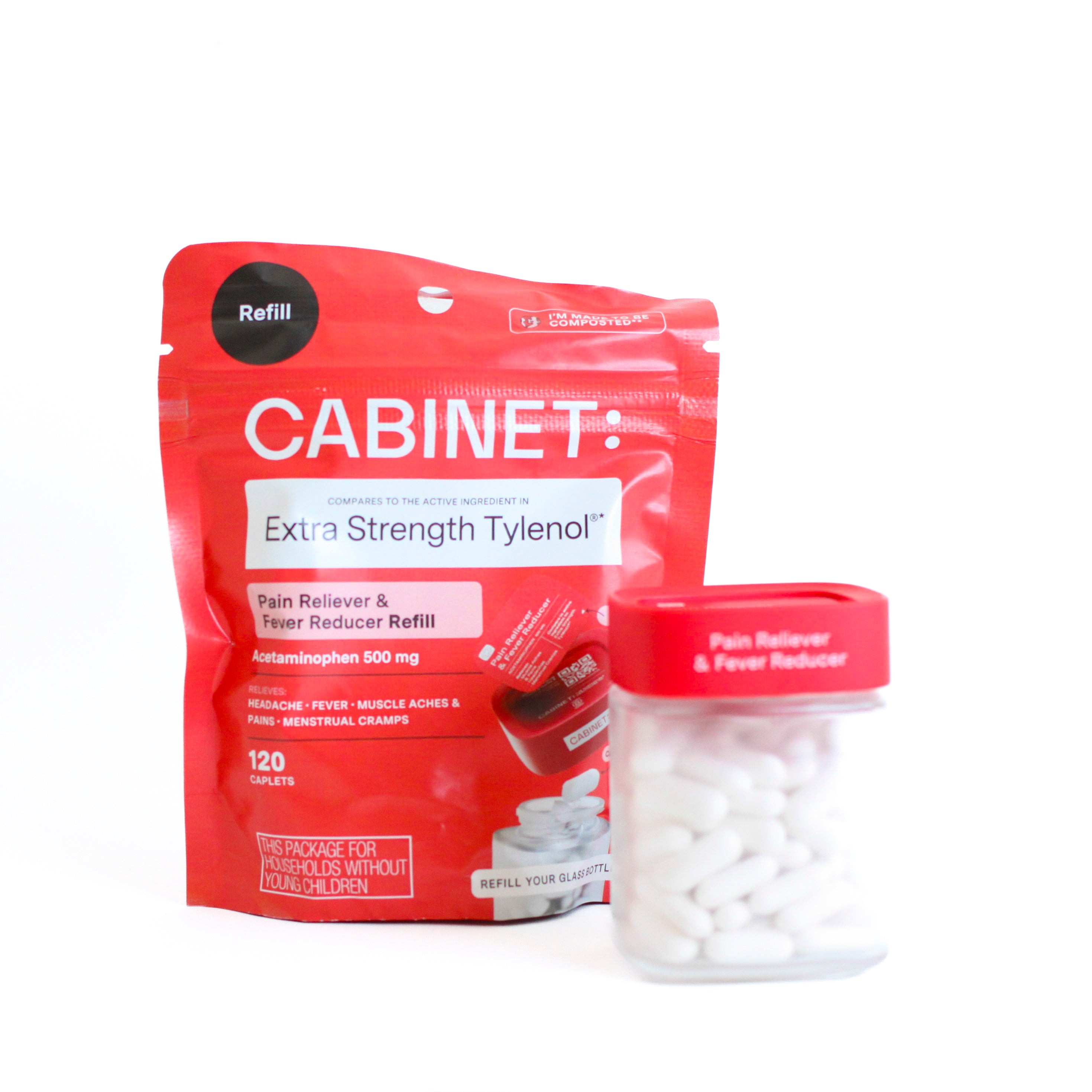 Cabinet Health Pain Reliever & Fever Reducer (Acetaminophen)