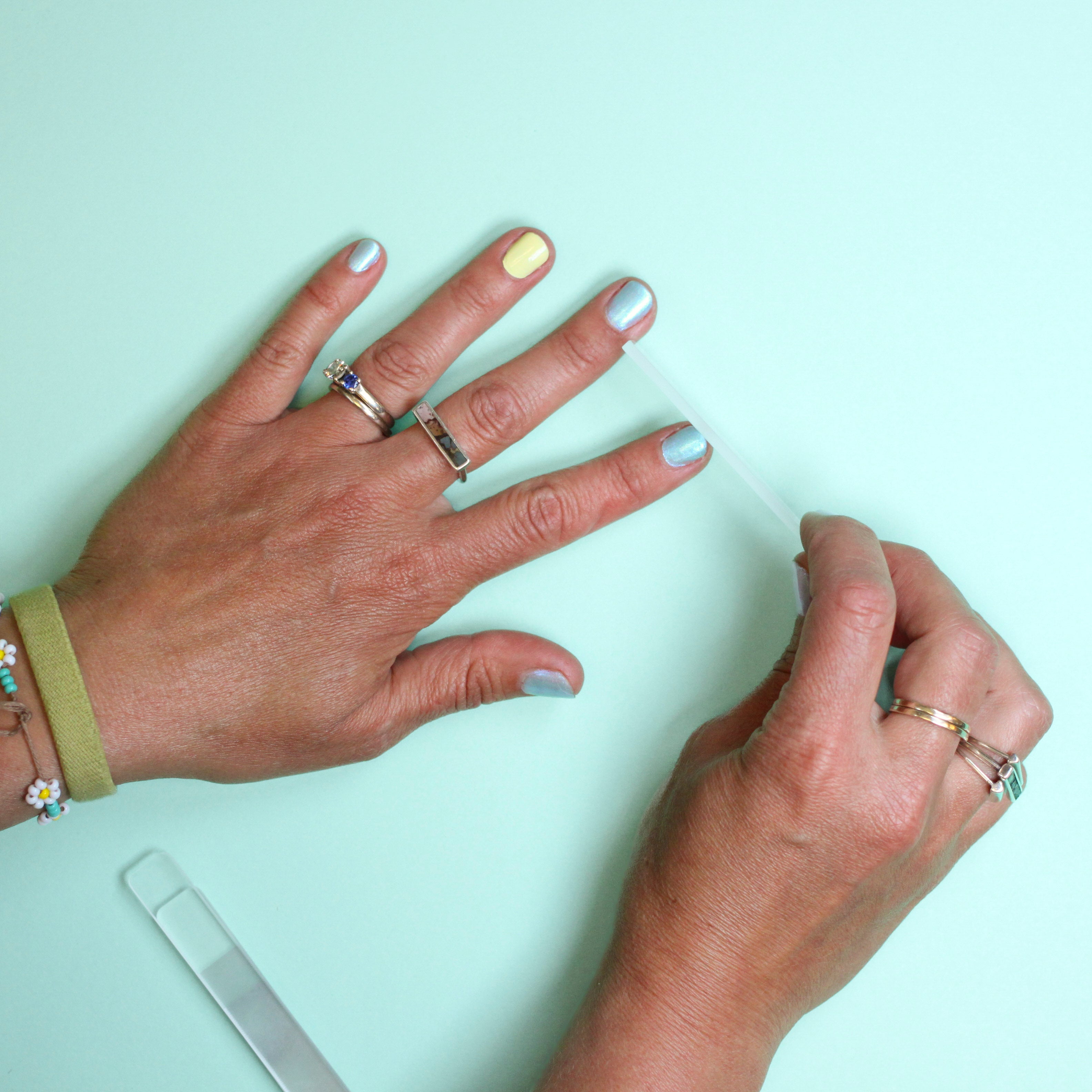 Two Sisters Naturals Glass Nail File