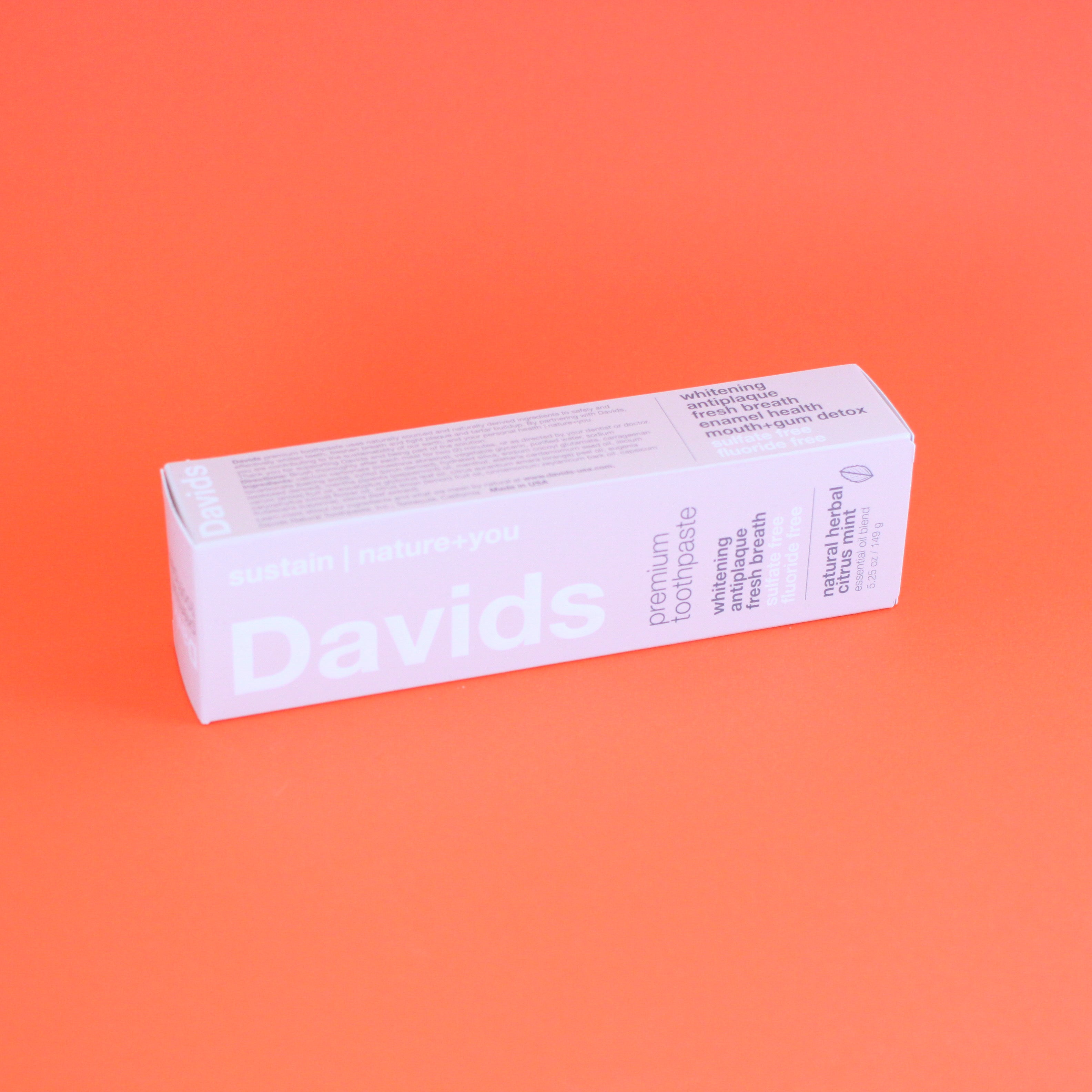 David's Toothpaste Regular David's Natural Toothpaste | GoGoRefill