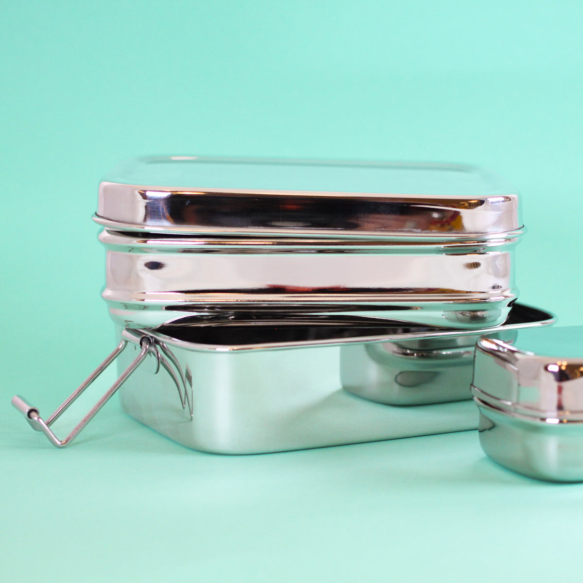 ECOLunchbox 3-in-1 Stainless Food Container