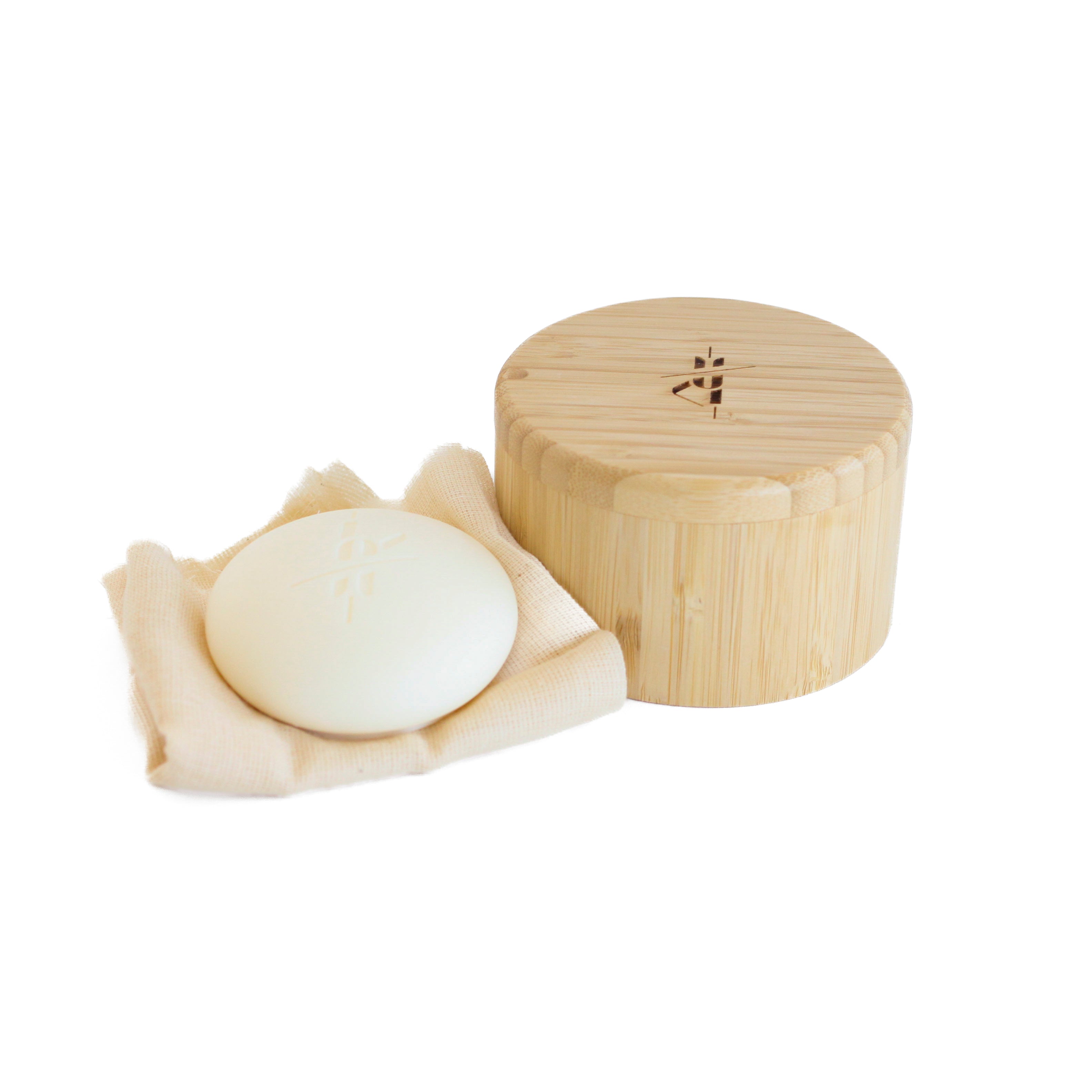 Kate McLeod Daily Stone Lotion Bar Starter Kit & Bamboo Container