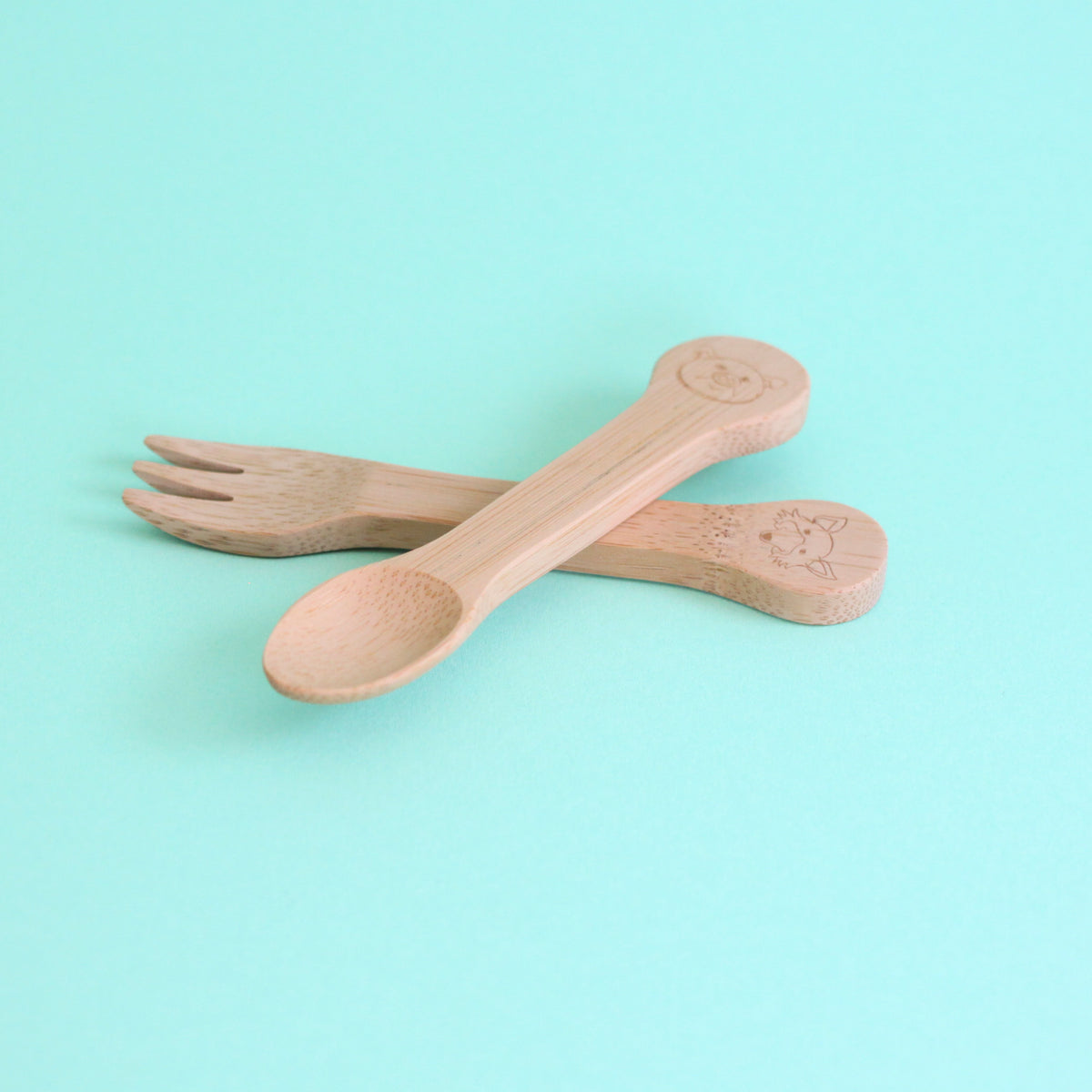 Bambu Kid's Fork & Spoon (18M+)