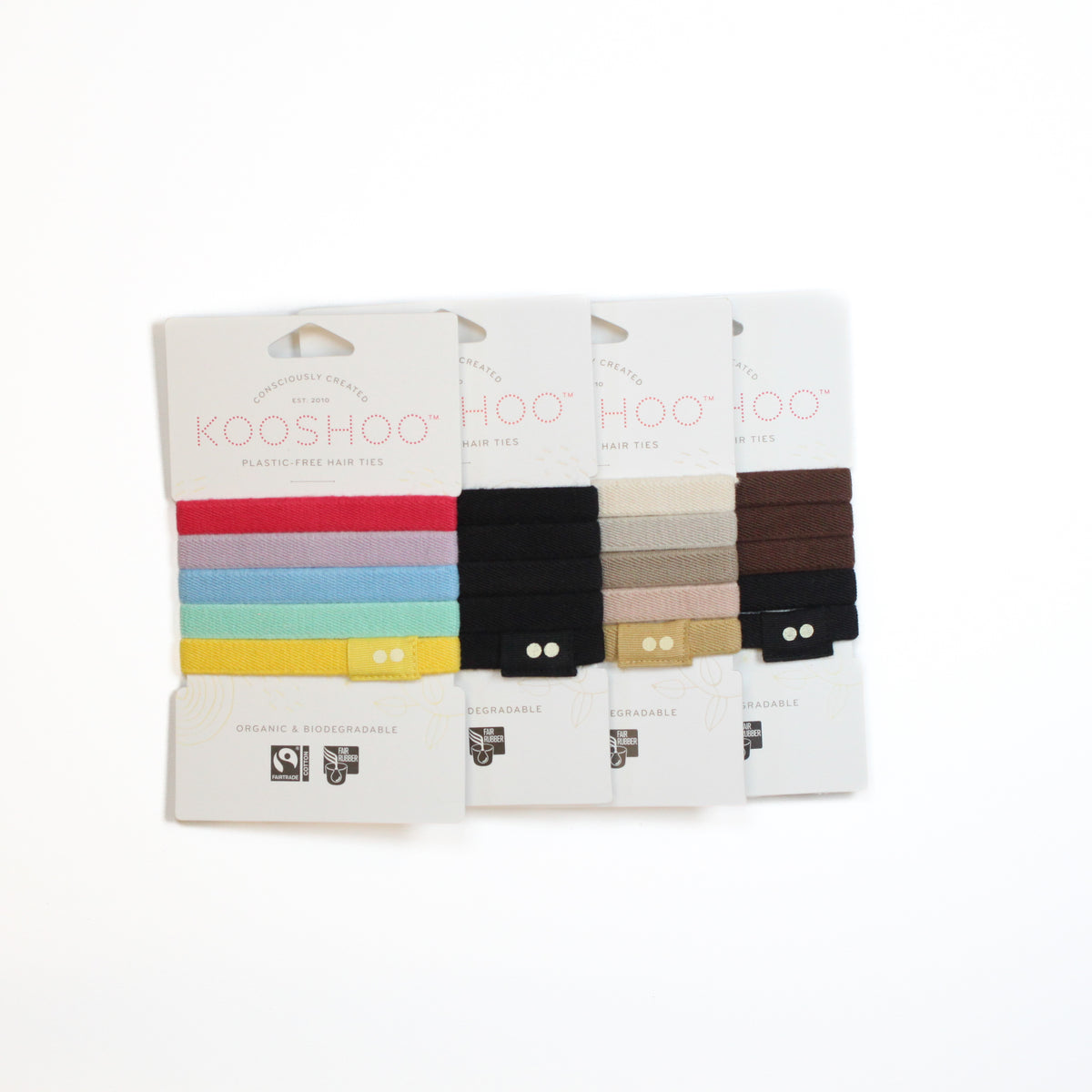 Kooshoo Plastic-Free Flat Hair-Ties