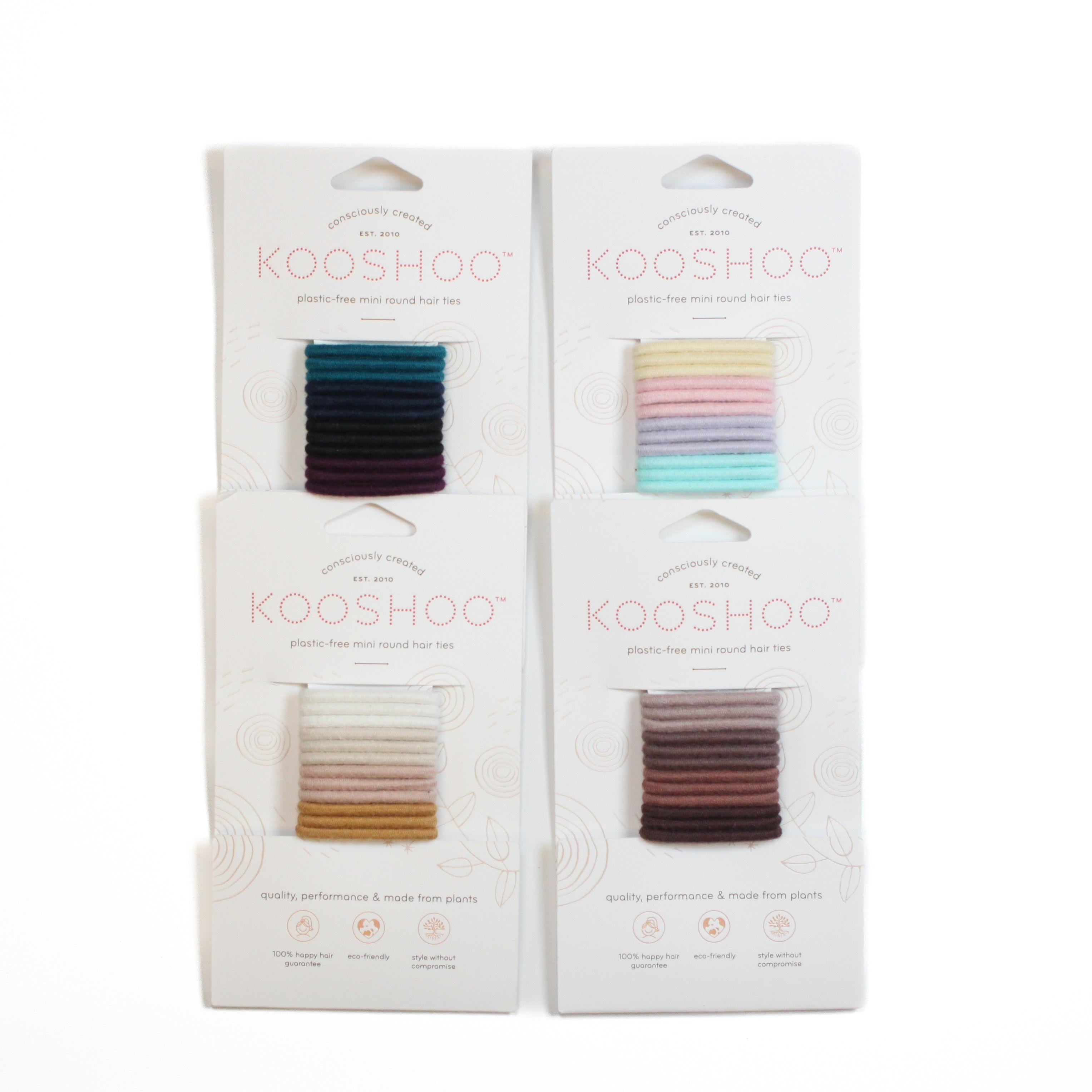 KooShoo Plastic-Free Round Hair-Ties