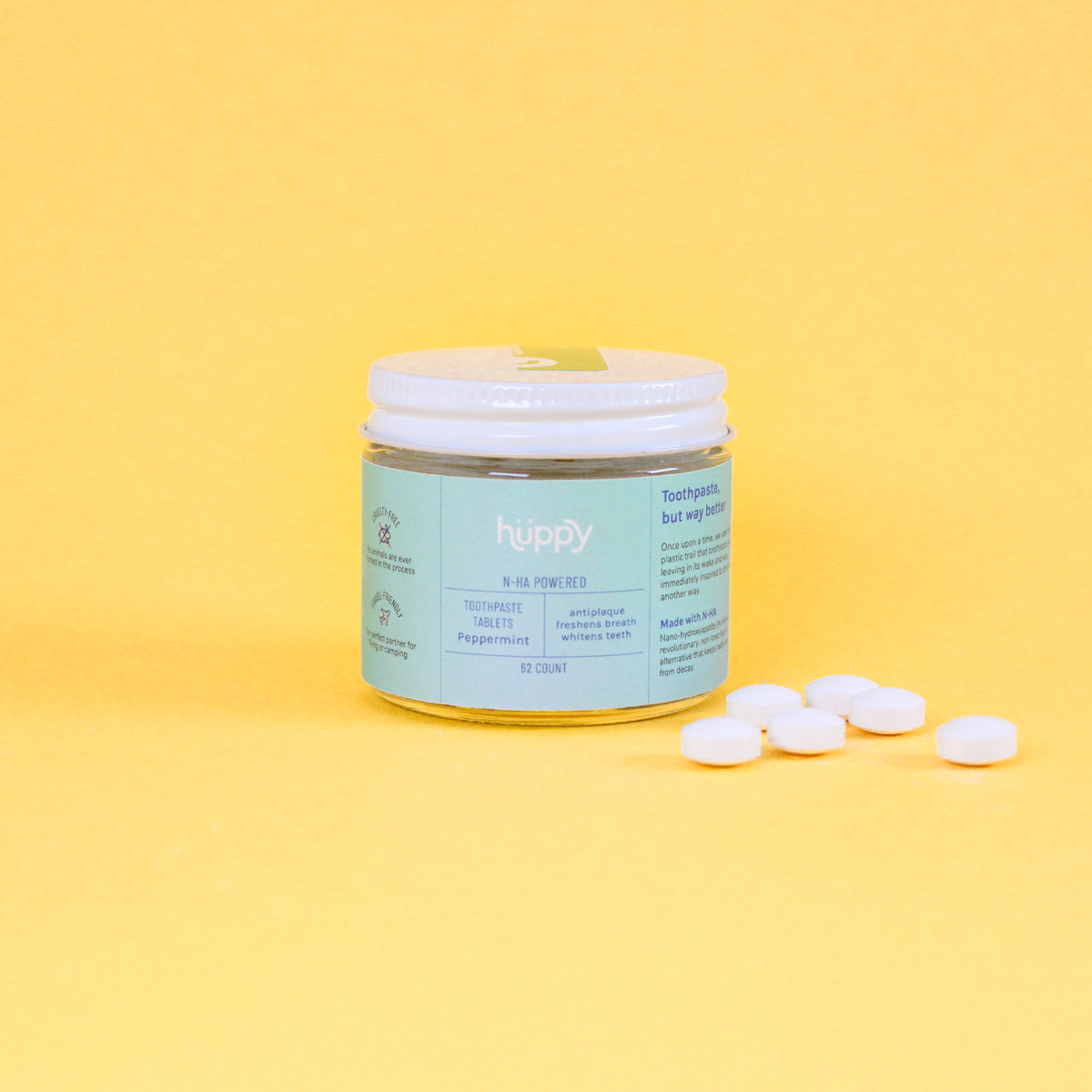 Huppy Toothpaste Tablets